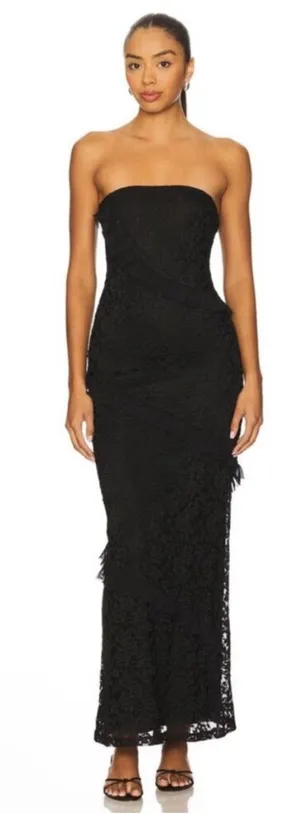 Revolve More To Come Xandra Maxi Dress in Black thumbnail 1