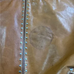 Michael Kors hobo studded leather brown bag thumbnail 8