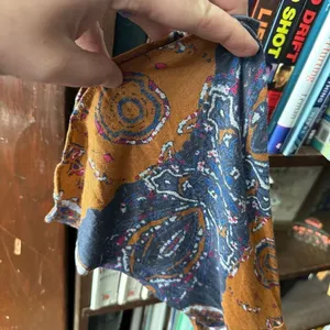 Free People Fiona bell sleeve hippy paisley boho blouse thumbnail 6
