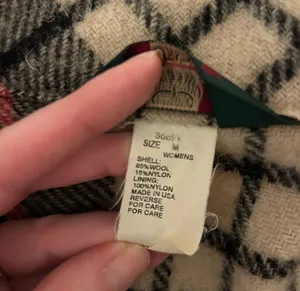 Orvis Vintage Plaid Wool Unlined Car Coat Made in USA thumbnail 6
