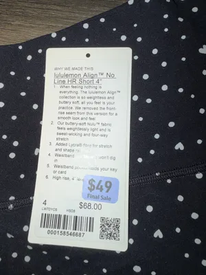 lululemon align shorts size 4 thumbnail 8