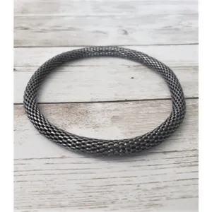 Vintage Bracelet / Bangle Metallic Dark Gray thumbnail 3