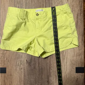 Banana Republic Lime Green Chino Shorts Size 10 thumbnail 3