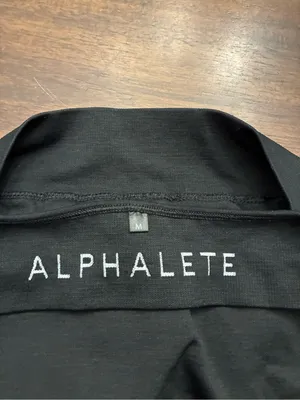 Alphalete Sports Bra Medium Black Criss Cross Back thumbnail 3