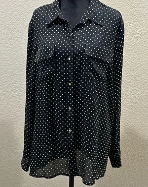Liz Claiborne buttton up blouse thumbnail 1