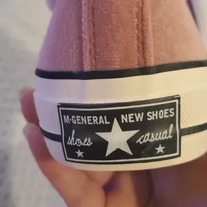 M GENERAL MING JIANG - Pink velour converse-like athletic shoes - Womens 8.5 (2) thumbnail 6