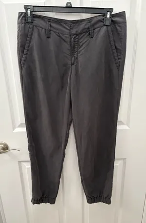Loft size 6 gray joggers NWOT thumbnail 1