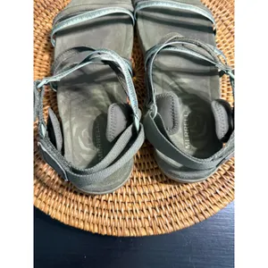 Merrell Terran 3 Cush Lattice Sandals Olive‎ Green Womens 10 Hiking Sandals thumbnail 6