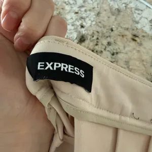 Express Columnist Slim Ankle Pants Beige Stretch Work Office Career Pant Size 6L thumbnail 5