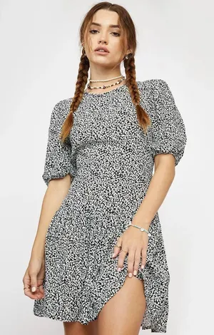 Free People Dancing In The Dark Mini Dress thumbnail 2