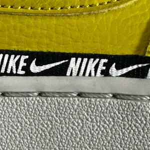 Nike Jordan Air Force 1 Low Yellow Black Logo Tape Sneakers Women’s Size 6.5 thumbnail 9
