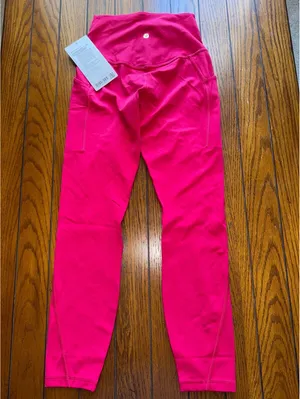 Lululemon Align With Pockets High Rise 25” Mulberry Spark Size 4 NWT thumbnail 2