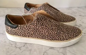 Cheetah Print Sneakers, Size 10 Brown thumbnail 1