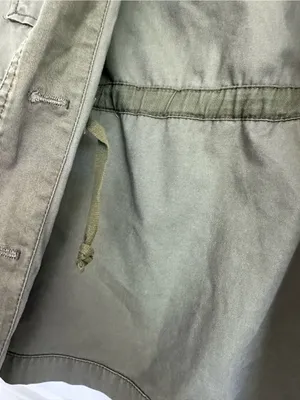 olive green Madewell Catskills military jacket with multiple pockets thumbnail 4