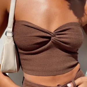 Princess Polly Brown Twist Front Tube Top size XS/S thumbnail 1