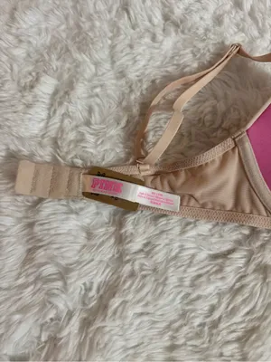 PINK Victoria's Secret Super Push Up Bra in Beige Size 32C thumbnail 6