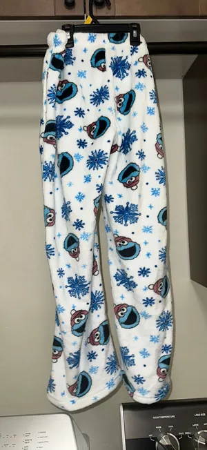 Sesame Street Pajama Cookie Monster Pants thumbnail 1