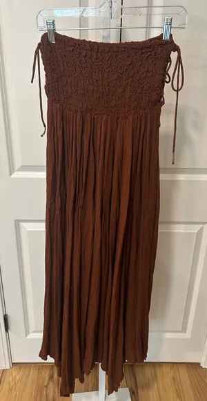 Free People Brown Maxi Dress thumbnail 1