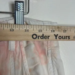 Gemma + Jane Wide Leg Pants Women's Tie Dye Pink Cream‎ Size 10 thumbnail 2