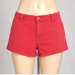 Universal Threads Red Sailor Shorts Womens Size 14 High Rise Denim Mini Shorts thumbnail 1