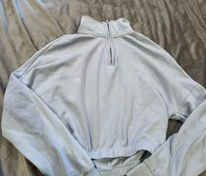 Garage Light Gray Quarter-Zip Pullover thumbnail 1