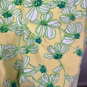 Lilly Pulitzer Women's Sleeveless Ruffle Floral Dress Sz L thumbnail 4