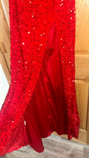 Zapaka Prom Dress Red Size 4 thumbnail 5