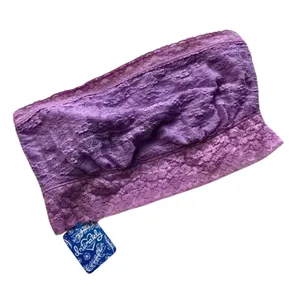 Free People Lace Bandeau Light Purple thumbnail 1