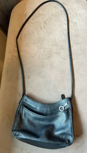 Fossil Bag Leather Crossbody Black Vintage thumbnail 1