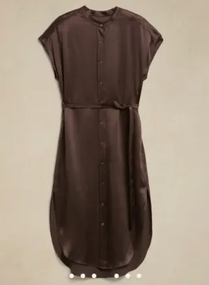 Banana Republic SERENADE SILK SHIRTDRESS thumbnail 3