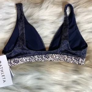 🖤 ATHLETA Aqualuxe Batik Bikini Top‎ thumbnail 6