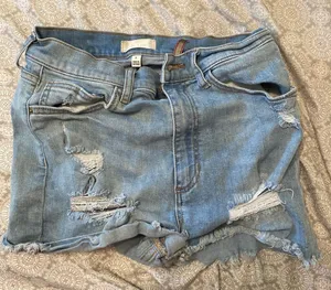 Altar'd State Shorts Denim thumbnail 1