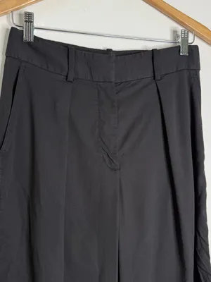 Lululemon Women’s Size 6 High Rise Pleated Trouser Pants Black thumbnail 5