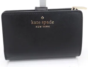 Kate Spade Staci Black Saffiano Leather Medium Bifold Wallet New thumbnail 1