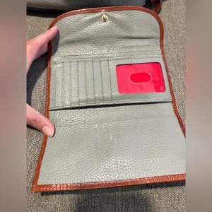Dooney & Bourke Gray and Tan Shoulder Bag Set thumbnail 2