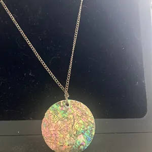 Abalone Iridescent Pendant Necklace thumbnail 2