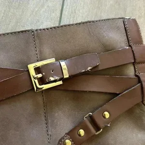 Franco Sarto Coraline Riding Boots Tan Brown Leather Knee High Zip Women’s Sz 9 thumbnail 3