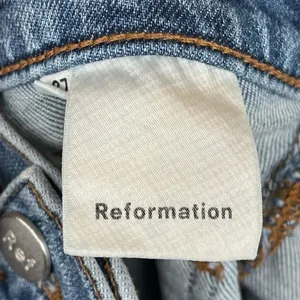 Reformation High Skinny Crop Jeans Patch Pockets 27 thumbnail 5