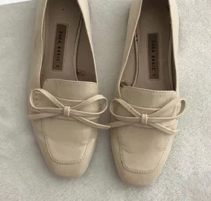 ZARA Loafers…Size: 38/8…Color: Cream/Beige thumbnail 3