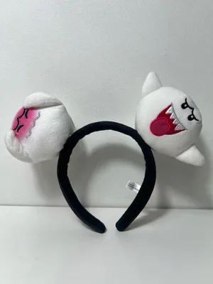 Super Nintendo World Universal Studios Japan Mario Boo Ghost Plush Headband Ears thumbnail 2