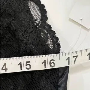 NWT Black Lace Satin Chemise Slip Dark Fairy Slipdress Fits like a Small thumbnail 11