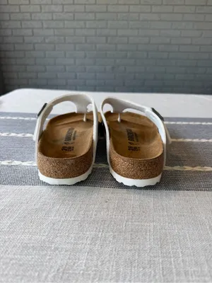 Birkenstock Gizeh Thong Sandals White Women’s Size 39 thumbnail 7