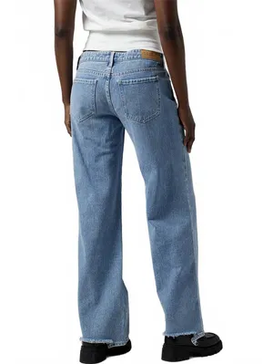 Pacsun Zoe Low Rise Girlfriend Jeans Ripped Medium Indigo NWT Eugenie Size 30 thumbnail 2