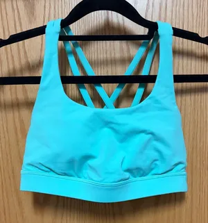 Lululemon Teal Bra Sports thumbnail 1