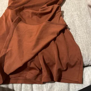 CHICME brown open tie back romper thumbnail 3
