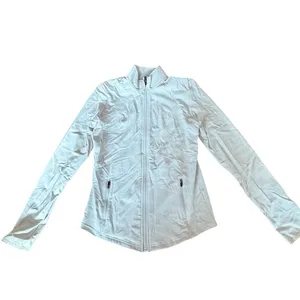 Alphalete Women's M‎ Full Zip Pro Elite Performance Jacket White Silver Camo NWT thumbnail 2