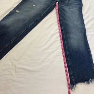 Free People We The‎ Free Women's Denim Jean Pants Distressed Raw Hem Boho Casual thumbnail 5