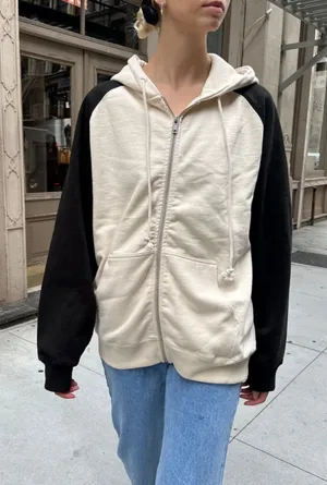 Brandy Melville Zip-Up Hoodie thumbnail 1