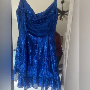 Lucy in the Sky Blue Sequin Mini Dress thumbnail 3