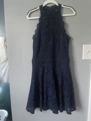 Blue Lace Dress thumbnail 1
